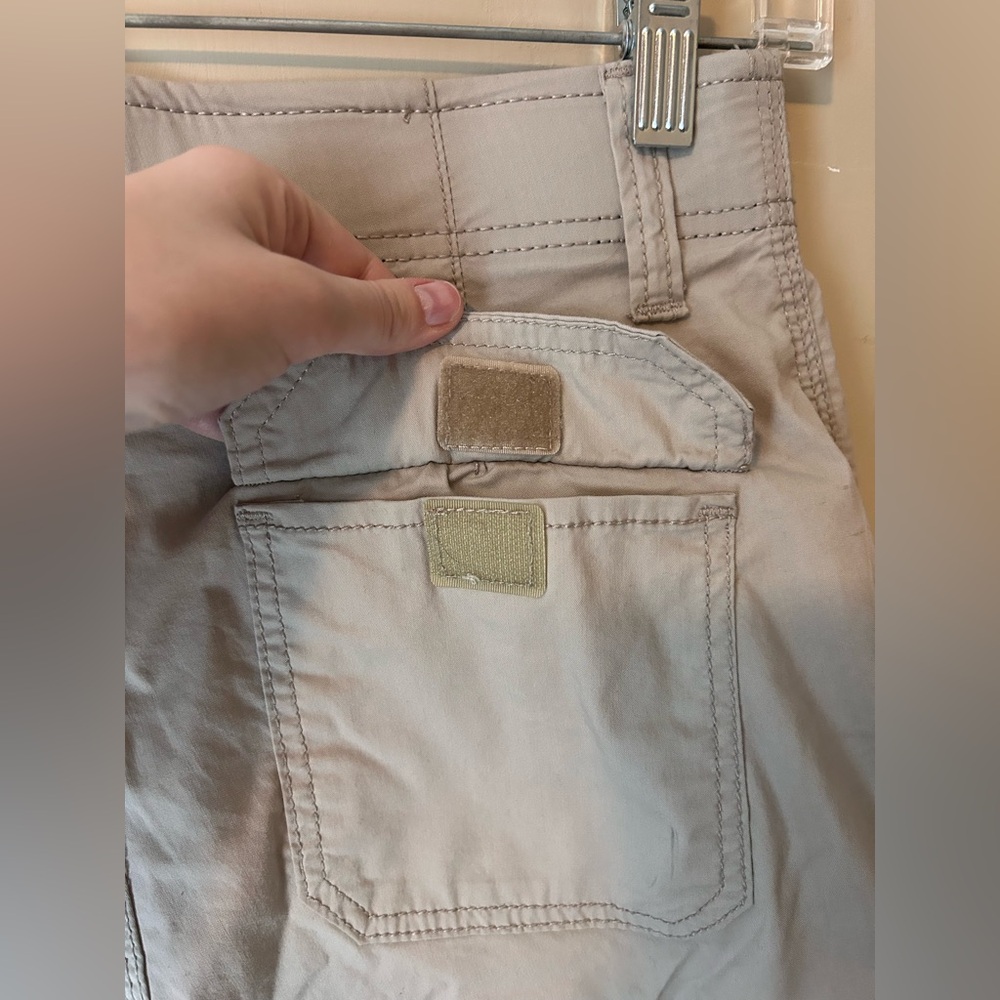 Lee Extreme Motion Cargo Utility 10” Inseam Mens Shorts Size 28 Velcro C - Picture 8 of 13